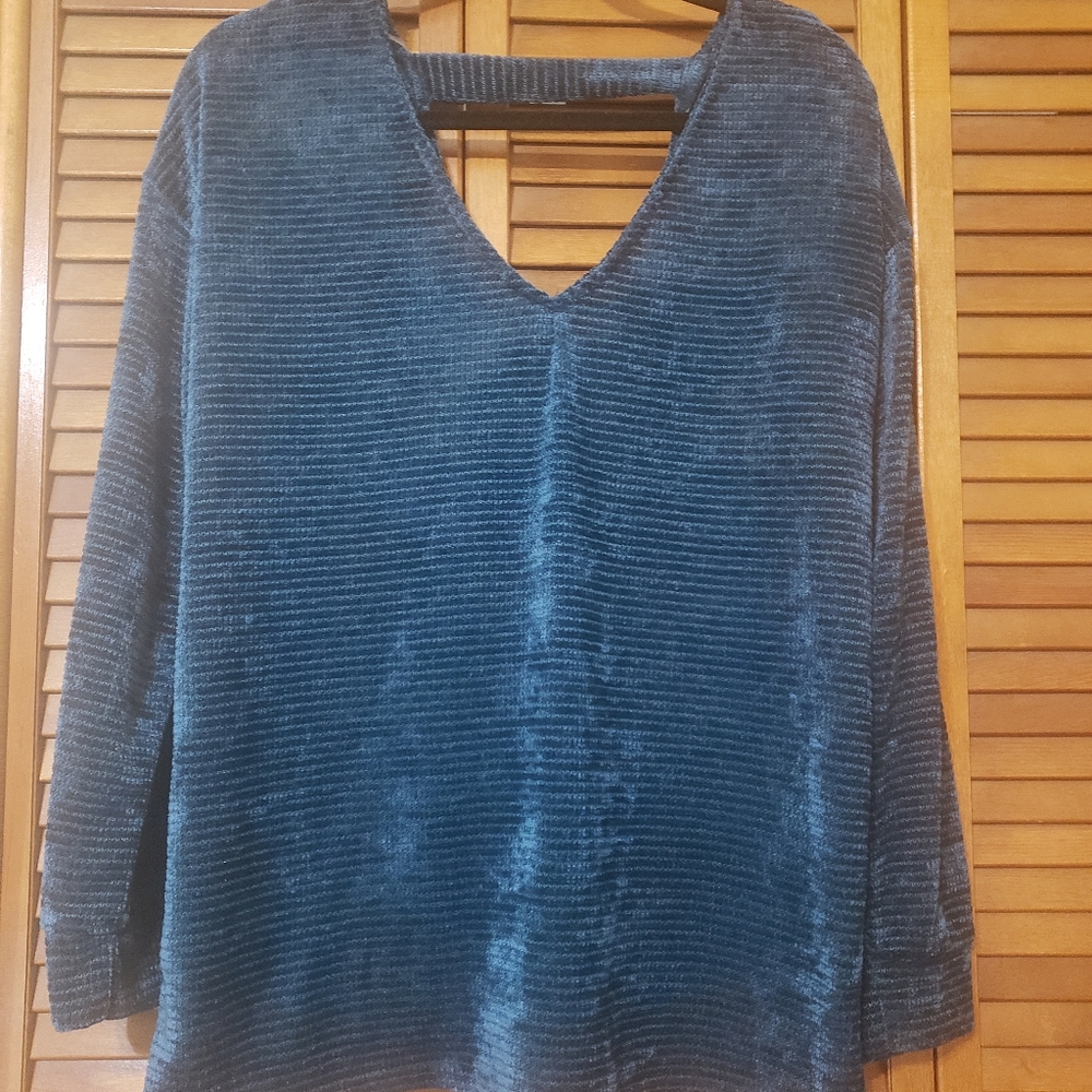 Velvet sweater